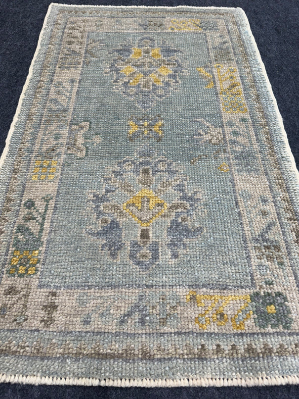 Turkish Oushak Rug 2'2" x 3'5" #24409