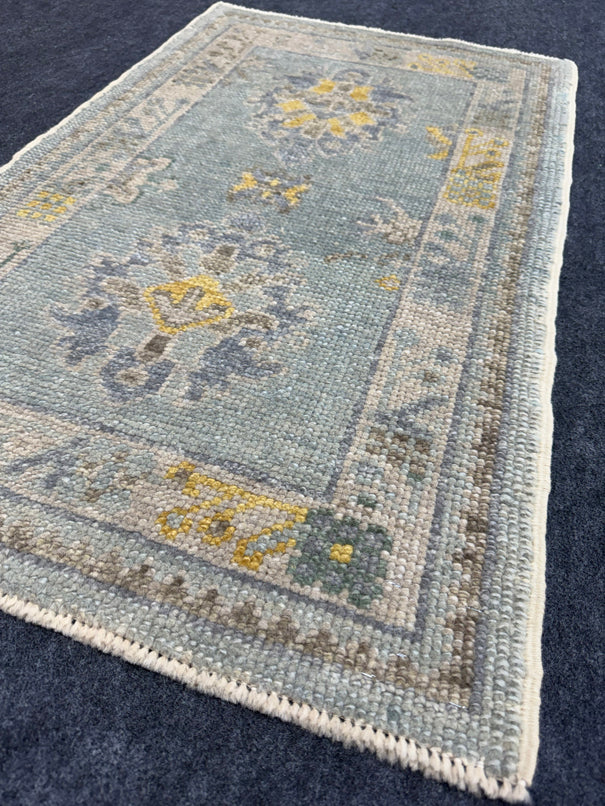 Turkish Oushak Rug 2'2" x 3'5" #24409