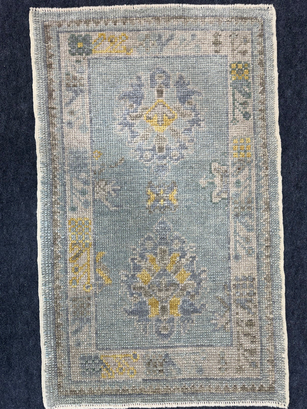 Turkish Oushak Rug 2'2" x 3'5" #24409