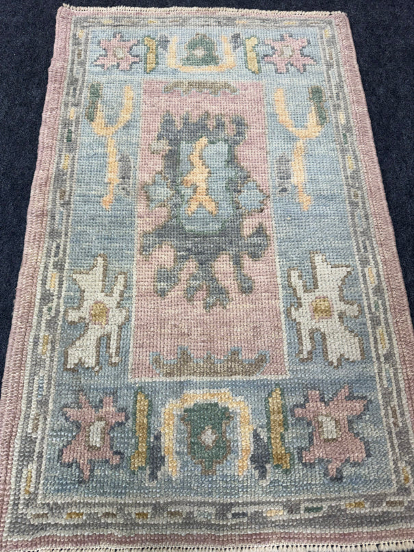 Turkish Oushak Rug 2'1" x 3'4" #24410