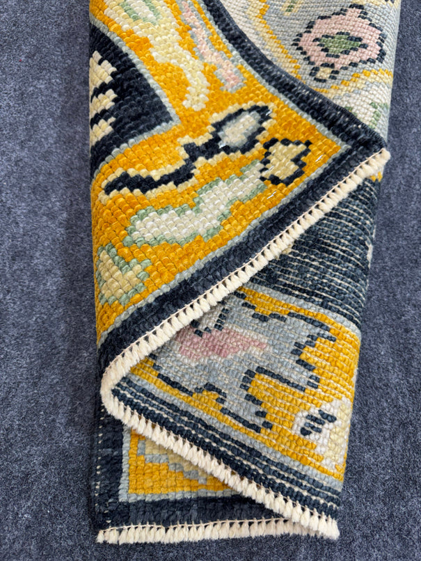 Turkish Oushak Rug 2'3" x 2'10" #24411