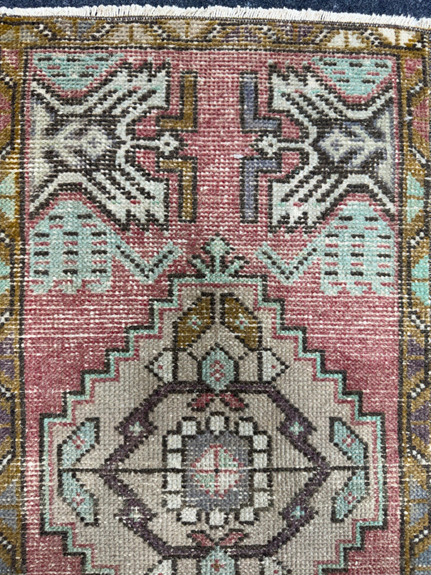 Turkish Yastik Rug  1'6" x  3'1" #24398