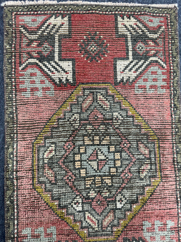 Turkish Yastik Rug  1'8" x  3'2" #24394