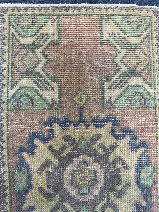 Turkish Yastik Rug  1'5" x  2'11" #24386