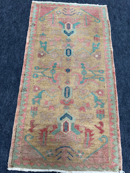 Turkish Yastik Rug  1'8" x  3'1" #24383