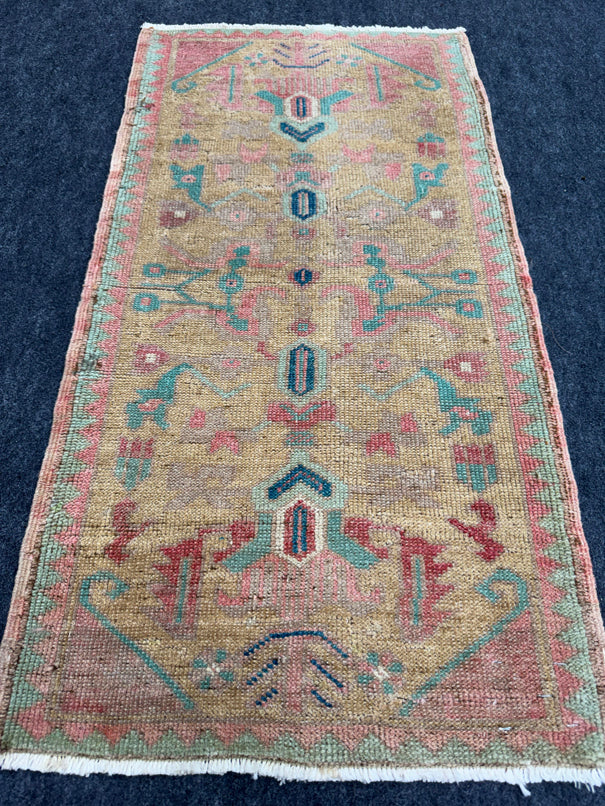 Turkish Yastik Rug  1'8" x  3'1" #24383