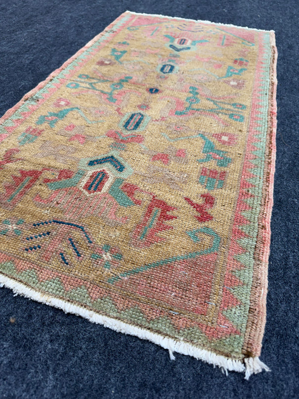 Turkish Yastik Rug  1'8" x  3'1" #24383