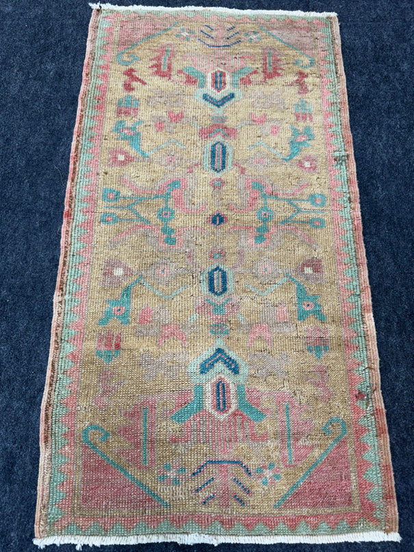 Turkish Yastik Rug  1'8" x  3'1" #24383
