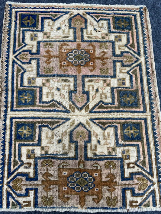 Turkish Yastik Rug  1'8" x  2'2" #24372