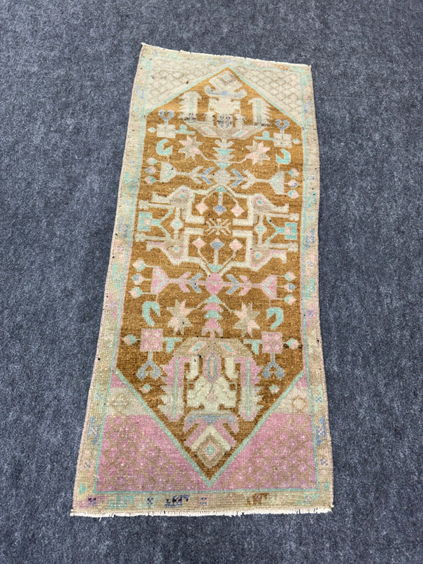 Turkish Yastik Rug  1'4" x  3'3" #24323