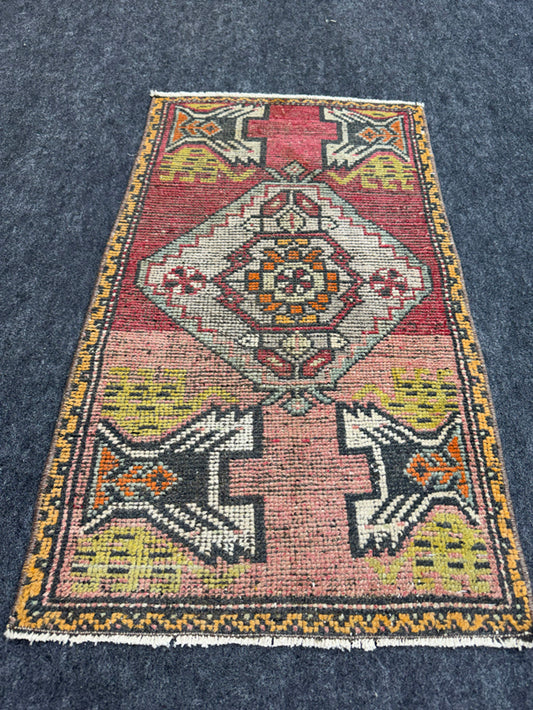 Turkish Yastik Rug  1'9" x  3' #24325