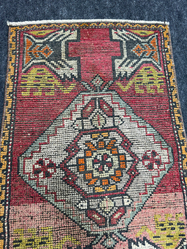 Turkish Yastik Rug  1'9" x  3' #24325