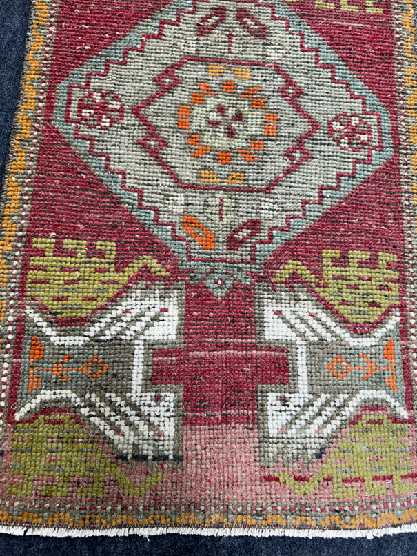 Turkish Yastik Rug  1'8" x  2'11" #24310
