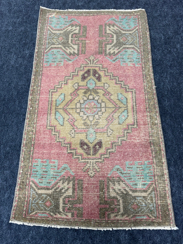 Turkish Yastik Rug  1'9" x  3'2" #24296