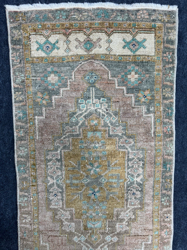 Turkish Yastik Rug  1'8" x  3'8" #24301