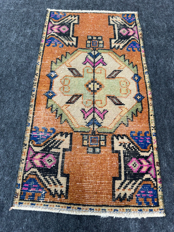 Turkish Yastik Rug  1'6" x  2'10" #24291