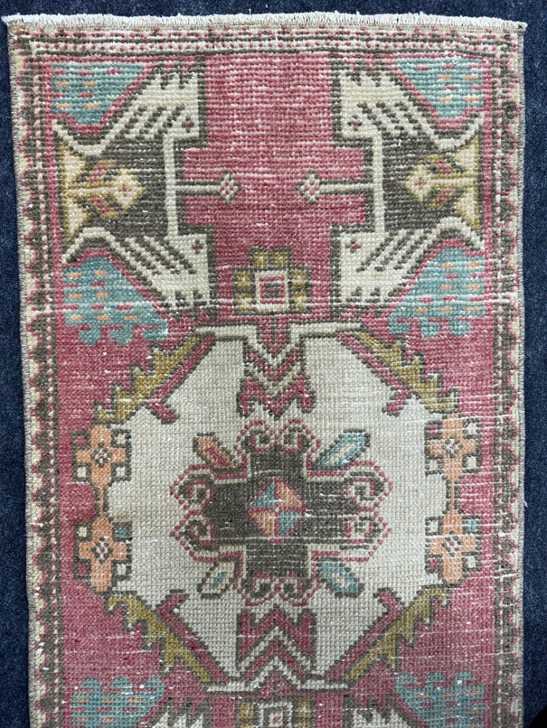 Turkish Yastik Rug  1'7" x  3'1" #24280