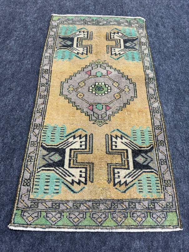 Turkish Yastik Rug  1'8" x  3'4" #24273