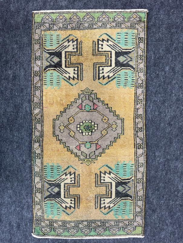 Turkish Yastik Rug  1'8" x  3'4" #24273