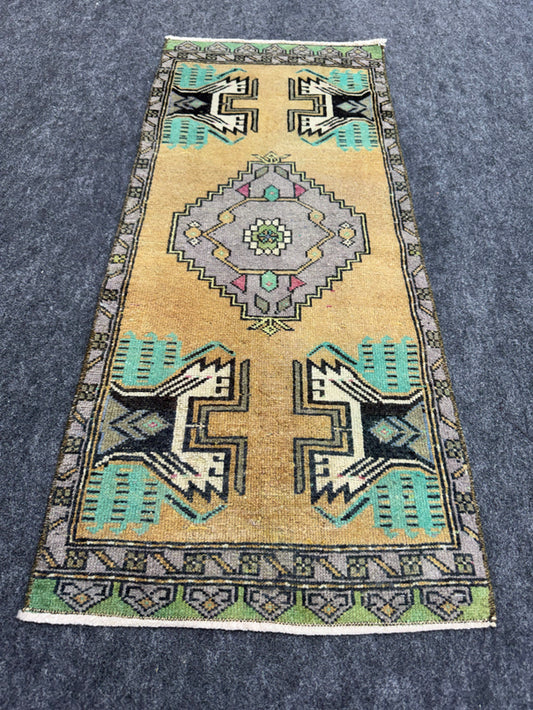 Turkish Yastik Rug  1'6" x  3'8" #24275