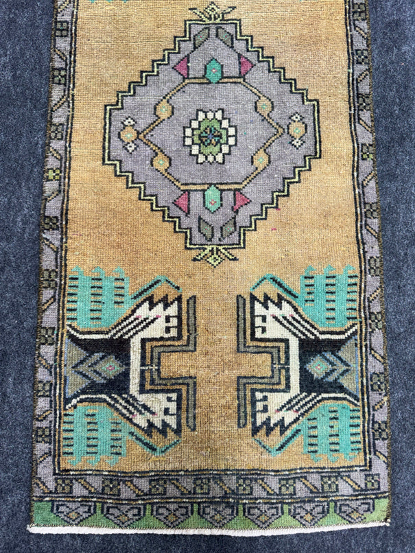 Turkish Yastik Rug  1'6" x  3'8" #24275