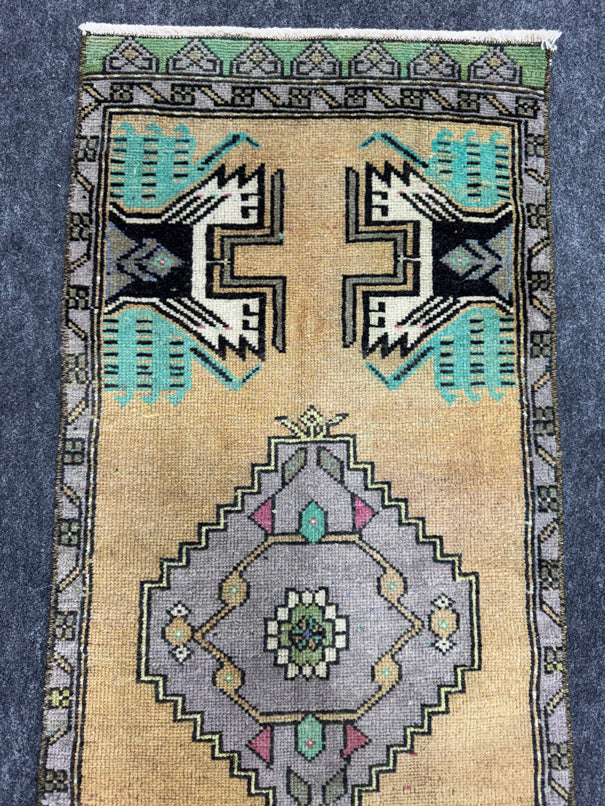 Turkish Yastik Rug  1'6" x  3'8" #24275