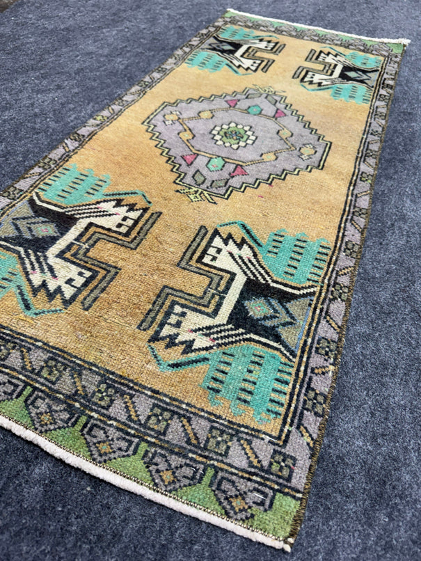 Turkish Yastik Rug  1'6" x  3'8" #24275