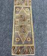 Turkish Yastik Rug  1'4" x  4'1" #24266