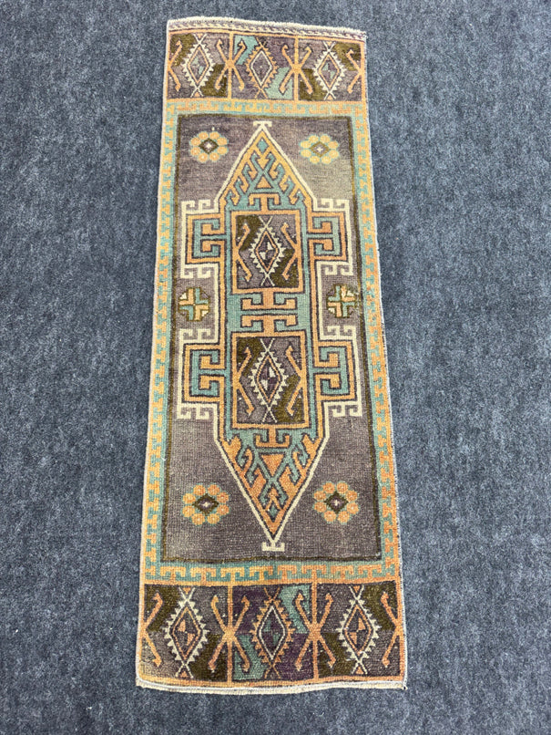 Turkish Yastik Rug  1'4" x  4'1" #24266