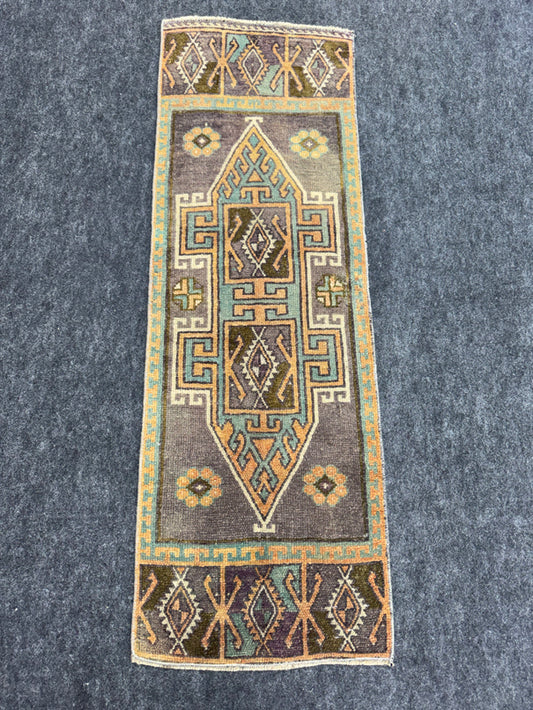 Turkish Yastik Rug  1'4" x  4'1" #24266