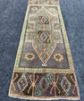 Turkish Yastik Rug  1'4" x  4'1" #24266