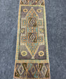 Turkish Yastik Rug  1'4" x  4'1" #24266