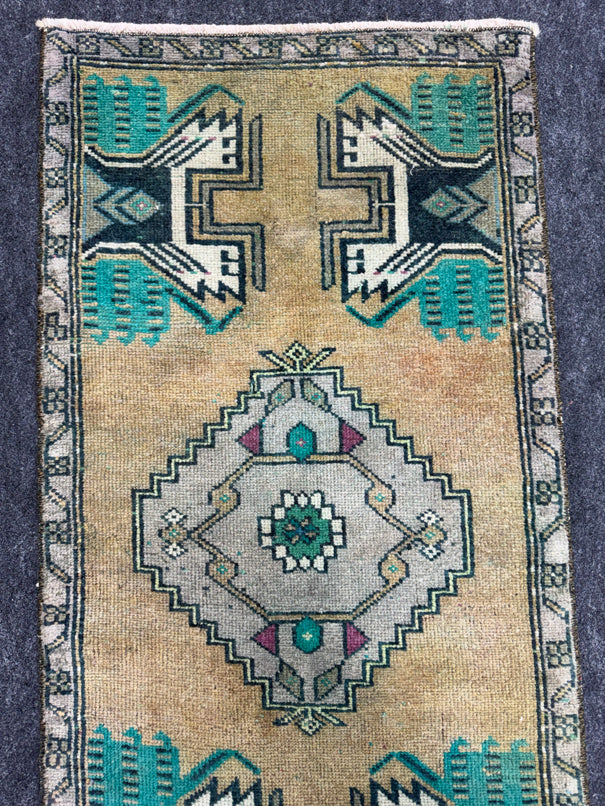 Turkish Yastik Rug  1'8" x  3'3" #24259