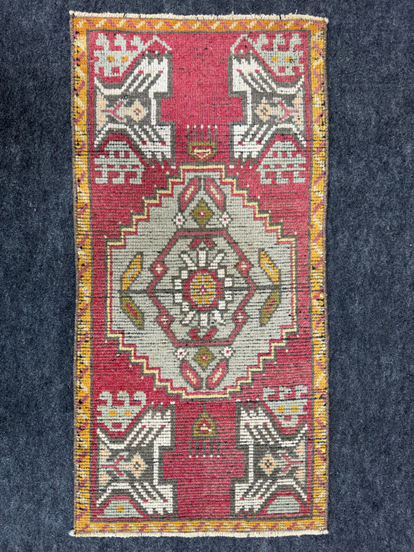 Turkish Yastik Rug  1'6" x  3' #24248