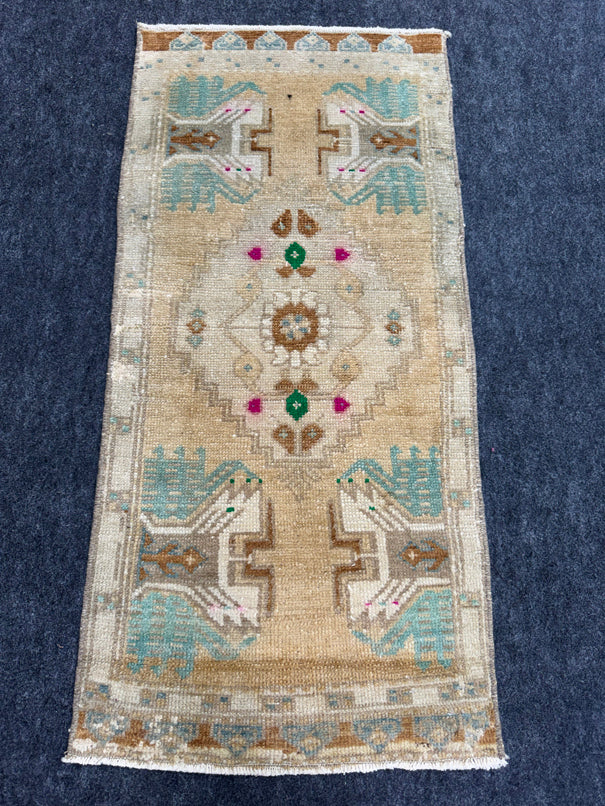 Turkish Yastik Rug  1'7" x  3'3" #24245