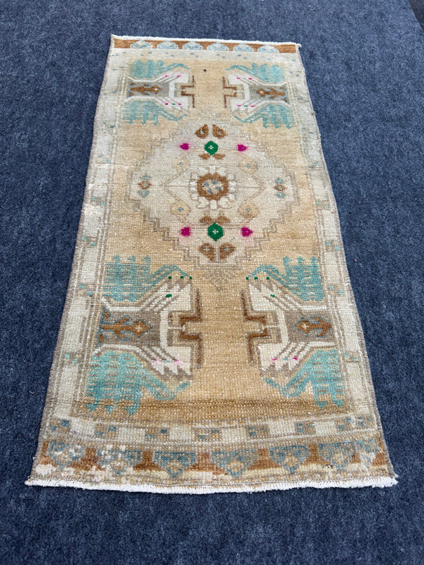 Turkish Yastik Rug  1'7" x  3'3" #24245