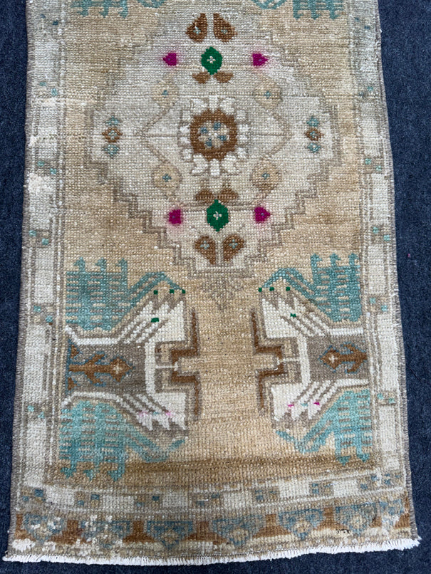 Turkish Yastik Rug  1'7" x  3'3" #24245