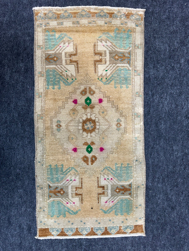 Turkish Yastik Rug  1'7" x  3'3" #24245