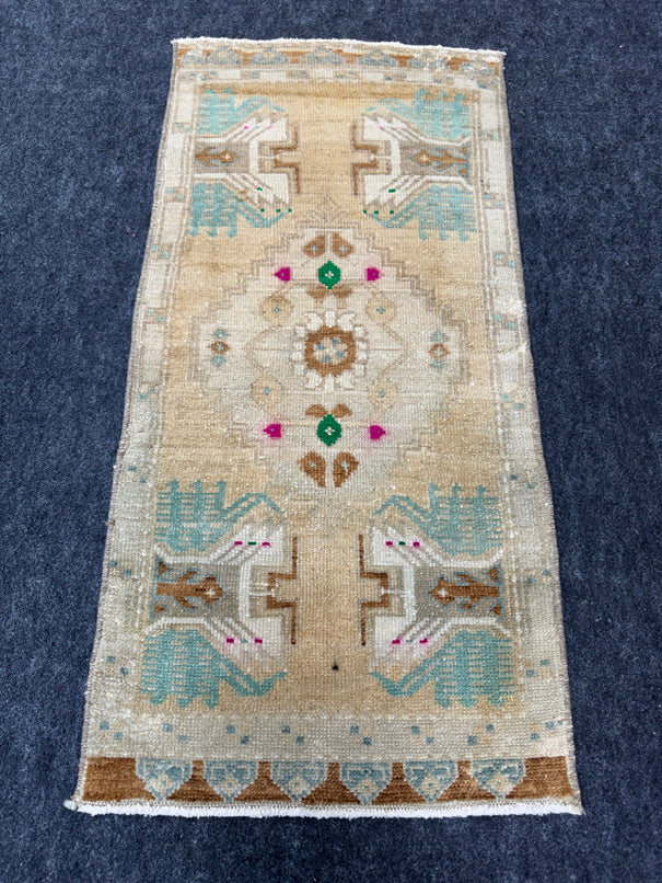 Turkish Yastik Rug  1'7" x  3'3" #24245