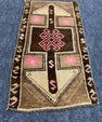 Turkish Yastik Rug  1'6" x  2'8" #24246
