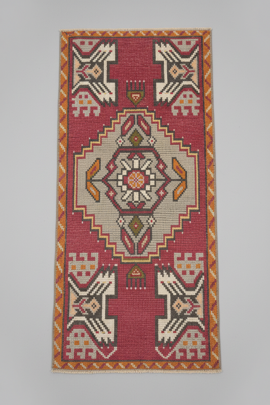 Turkish Yastik Rug  1'5" x  2'11" #24238