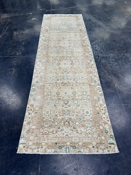 Turkish Vintage Rug 3' x 9'7" #24439