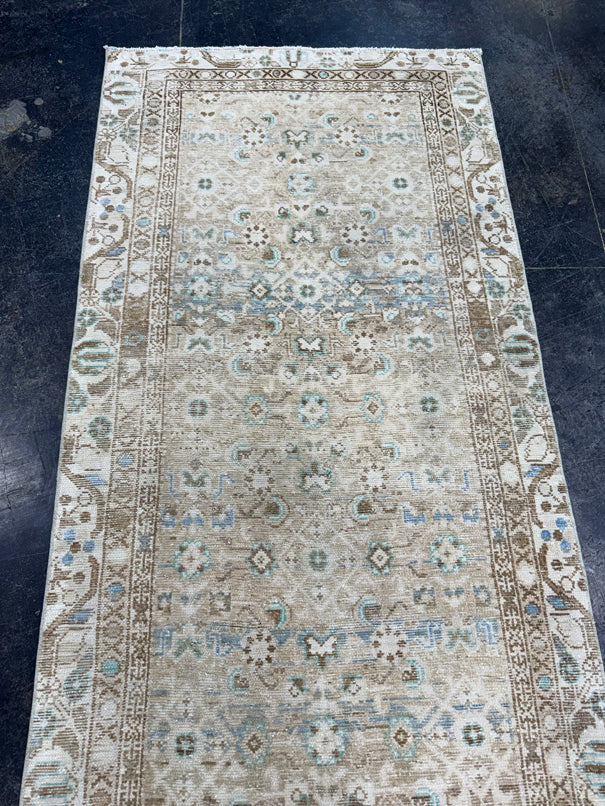 Turkish Vintage Rug 3' x 9'7" #24439