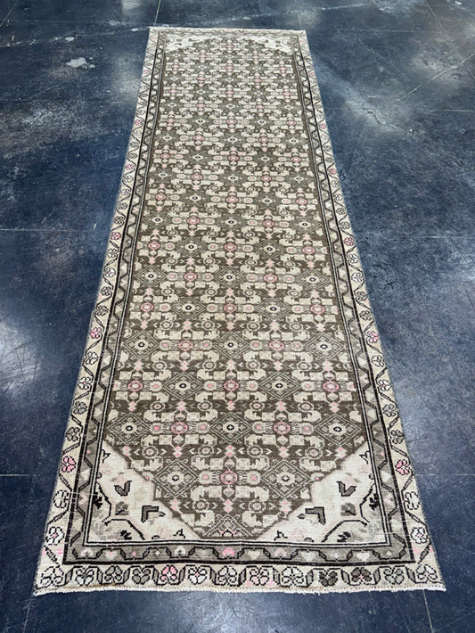 Turkish Vintage Rug 3'1" x 9'8" #24441