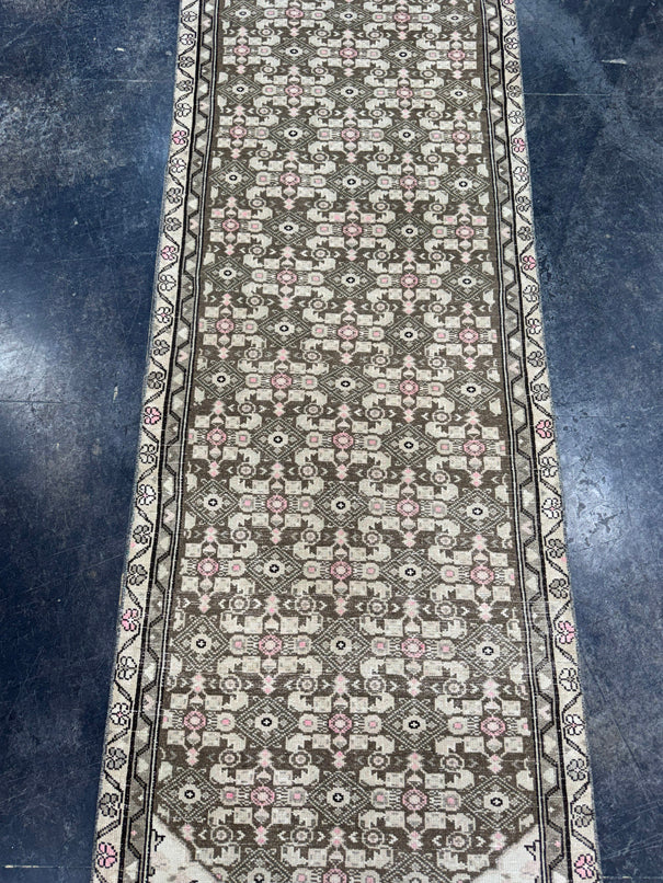 Turkish Vintage Rug 3'1" x 9'8" #24441