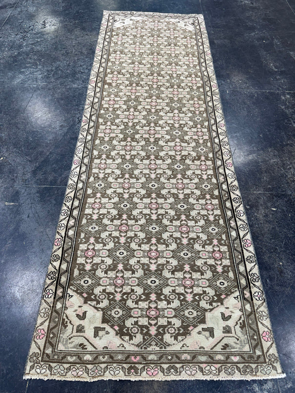 Turkish Vintage Rug 3'1" x 9'8" #24441