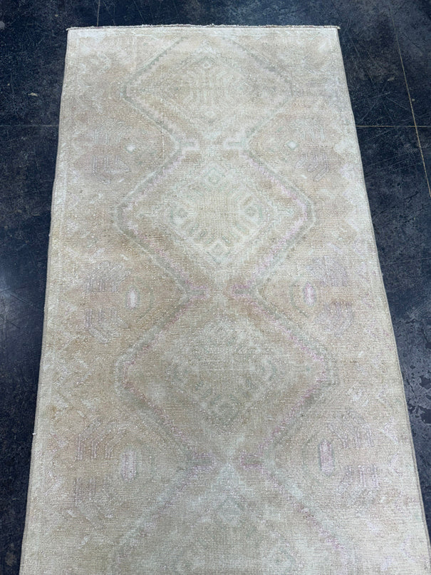 Turkish Vintage Rug 2'8" x 9'3" #24429