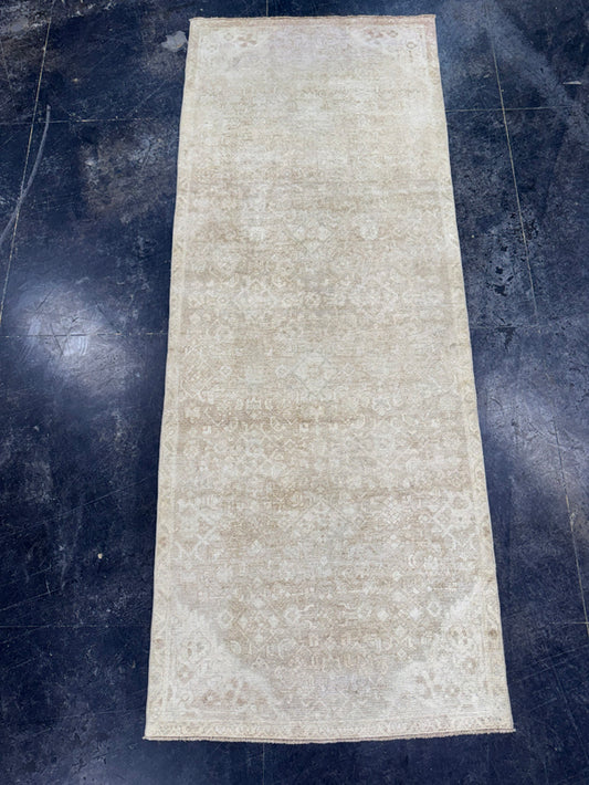 Turkish Vintage Rug 3'4" x 8'7" #24437