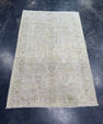 Turkish Vintage Runner Rug 4'3" x 6'7" #24449