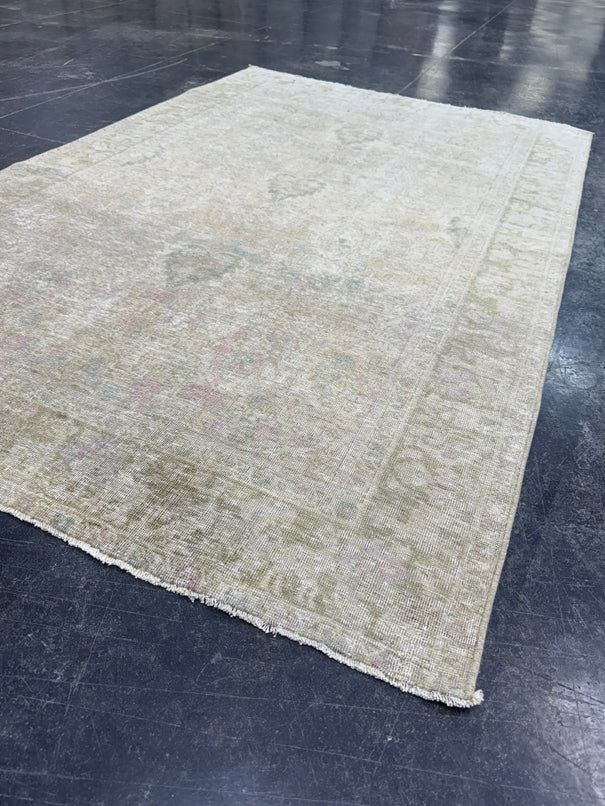 Turkish Vintage Runner Rug 4'3" x 6'7" #24449